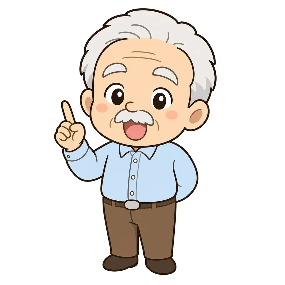 案内役のイラスト